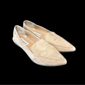 Steve Madden Feather Loafer Flats | Tan/Camel Suede Size 5.5M